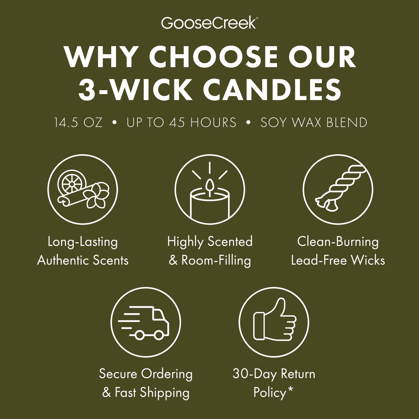 Evening Crafts 3-Wick Candle
