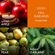 Load image into Gallery viewer, Fall Garland 3-Wick Candle
