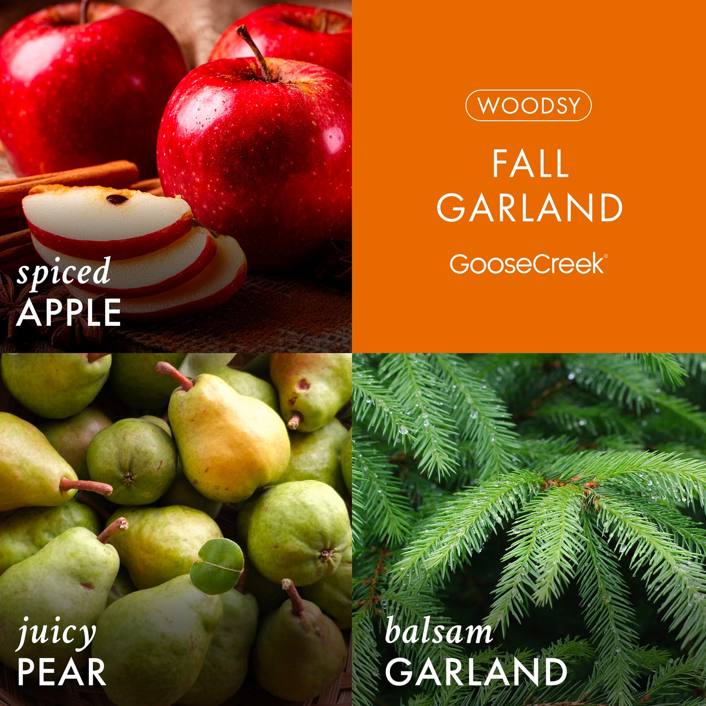 Fall Garland 3-Wick Candle