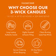 Load image into Gallery viewer, Fall Garland 3-Wick Candle

