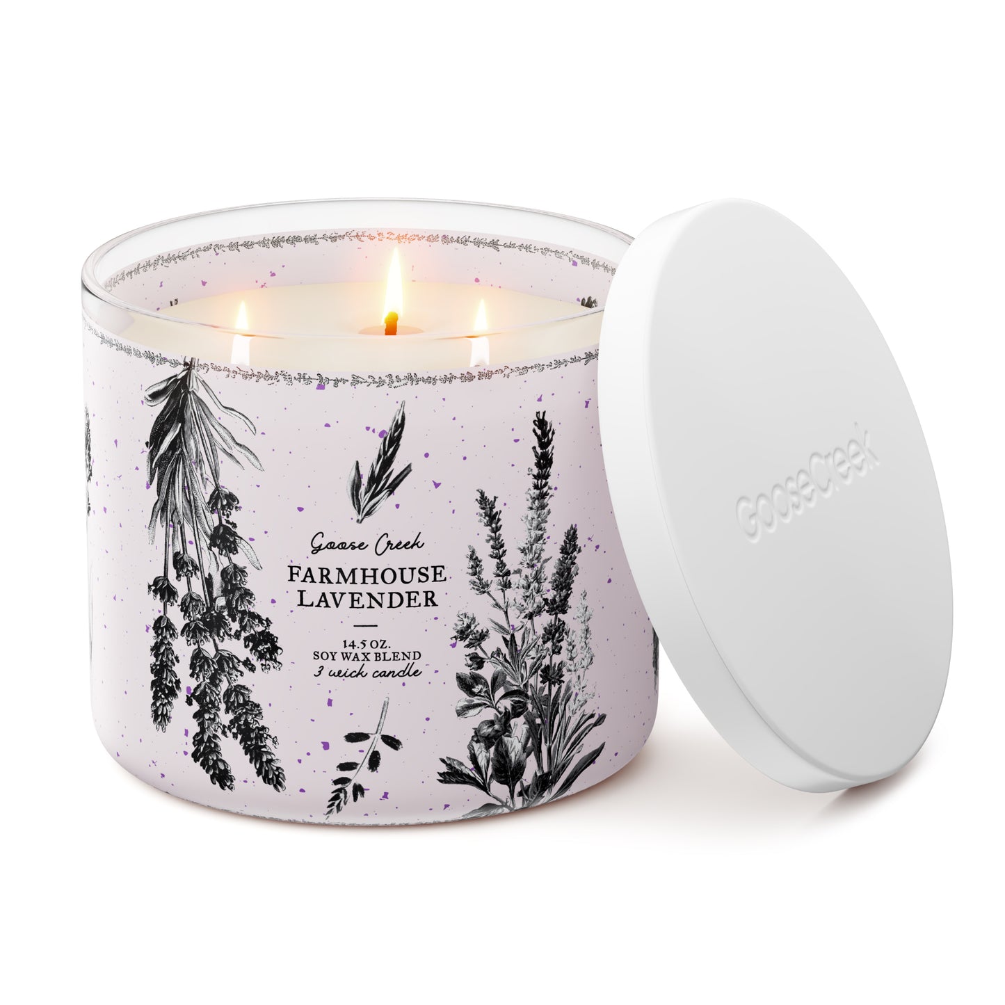 Farmhouse Lavender 3-Wick Candle