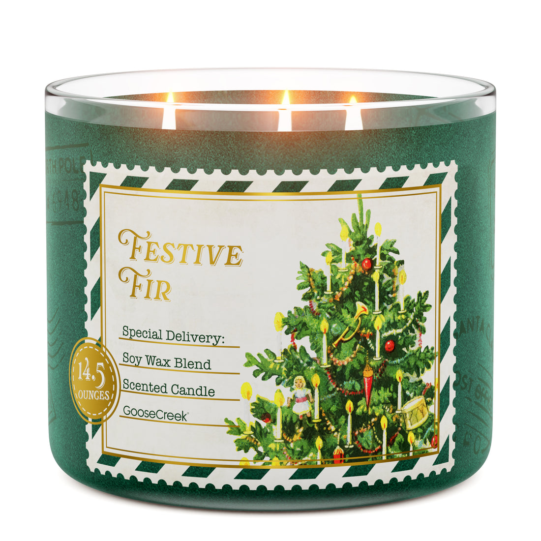 Festive Fir 3-Wick Candle