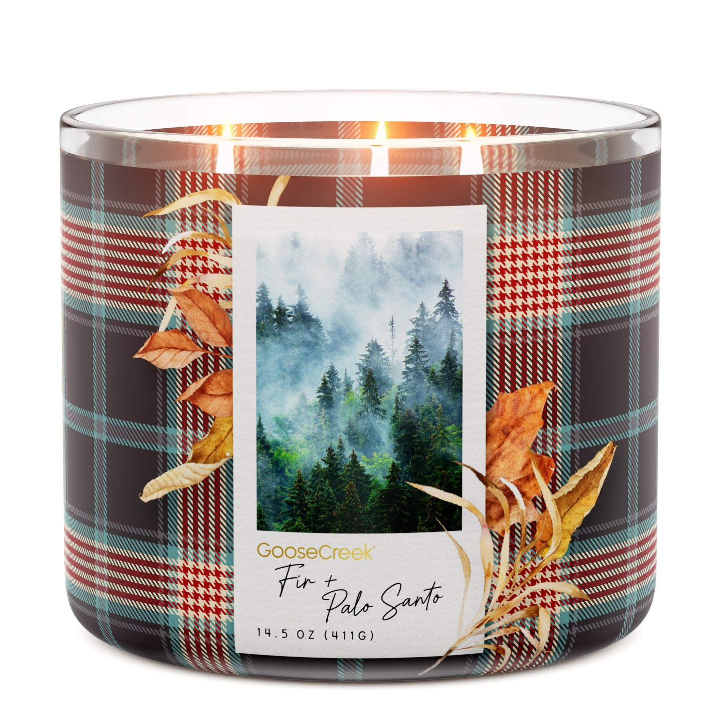 Fir & Palo Santo 3-Wick Candle