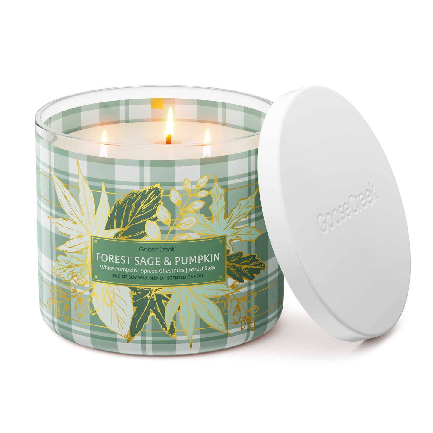 Forest Sage & Pumpkin 3-Wick Candle