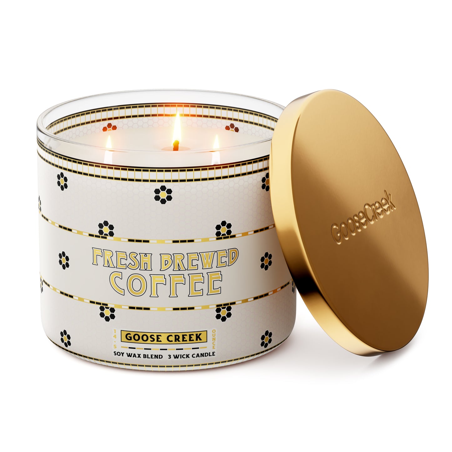 Fresh Brewed Coffee 3-Wick Candle