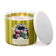 Load image into Gallery viewer, Frosted Apple Wreath 3-Wick Candle
