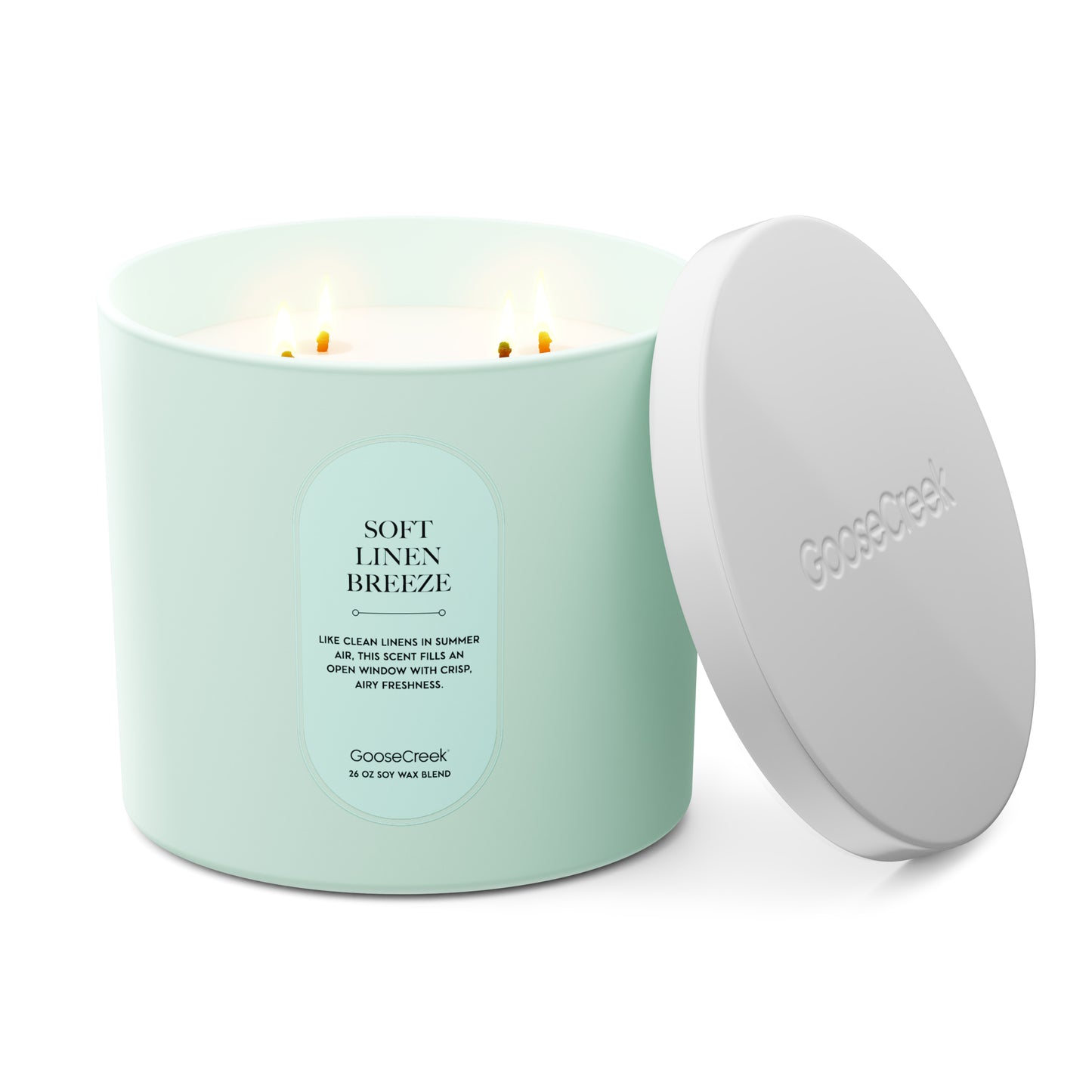 Soft Linen Breeze High Intensity 4-Wick 26oz Candle