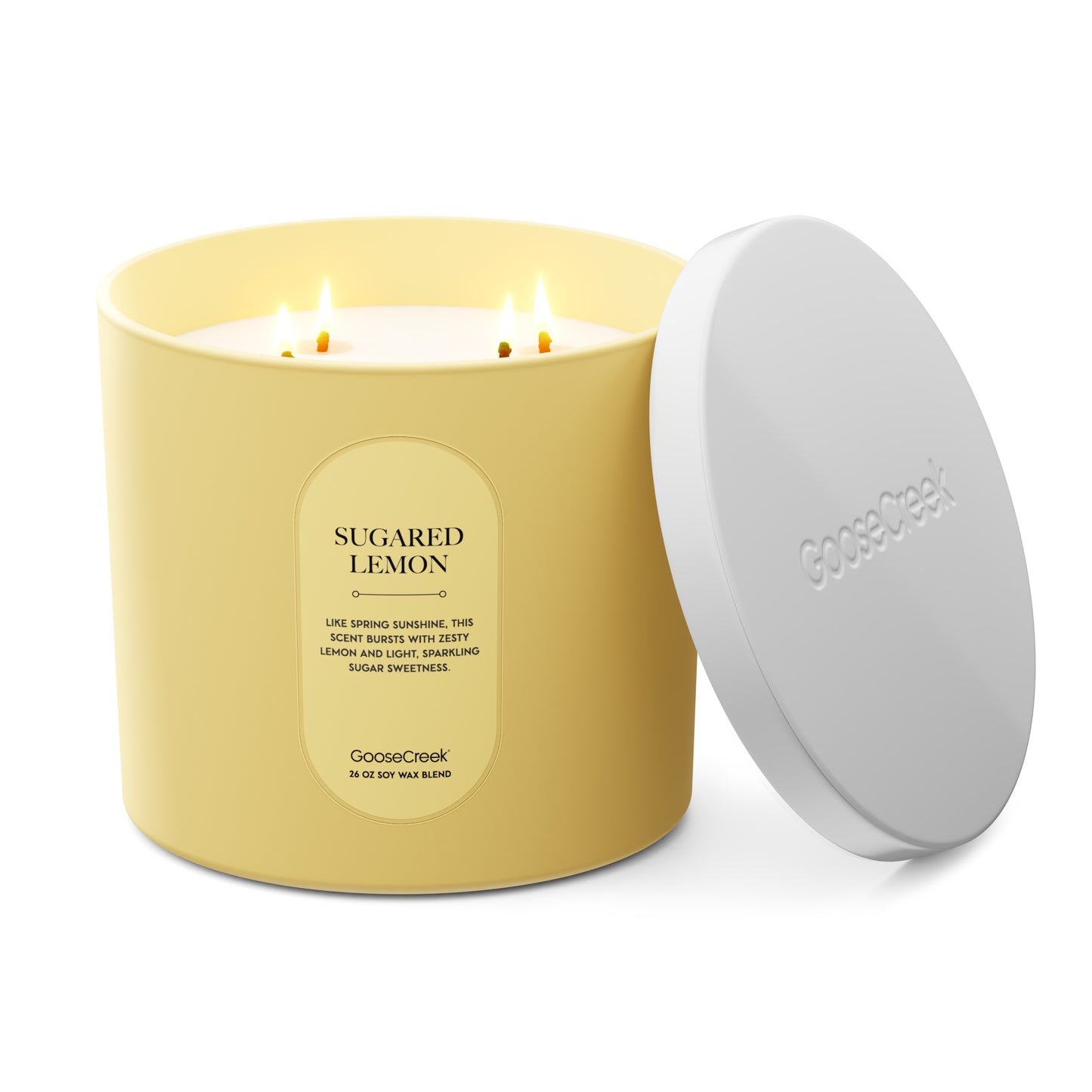 Sugared Lemon High Intensity 4-Wick 26oz Candle