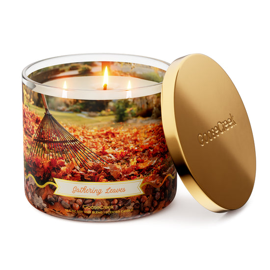Gathering Leaves 3-Wick Candle | 45-Hour Burn | Goose Creek