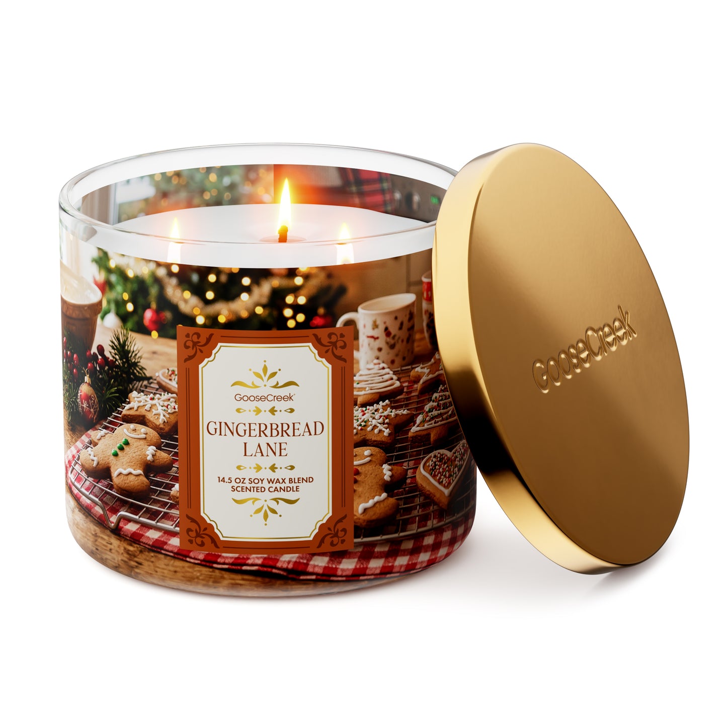 Gingerbread Lane 3-Wick Candle