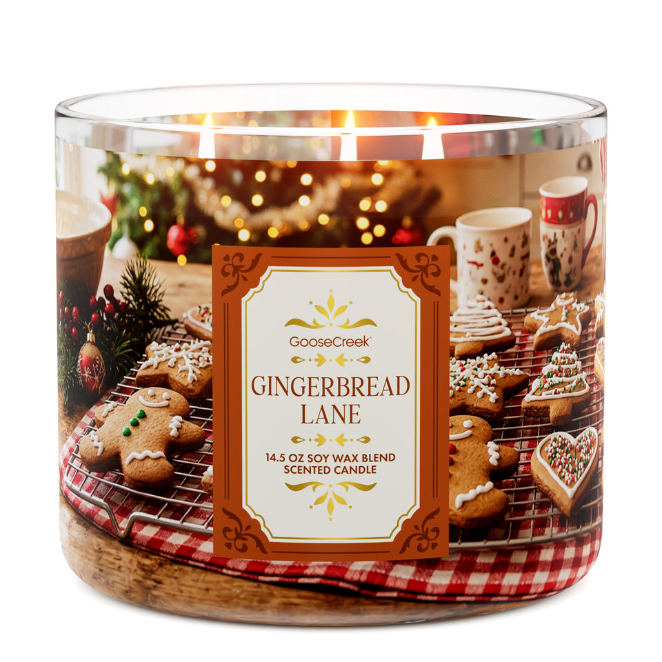 Gingerbread Lane 3-Wick Candle