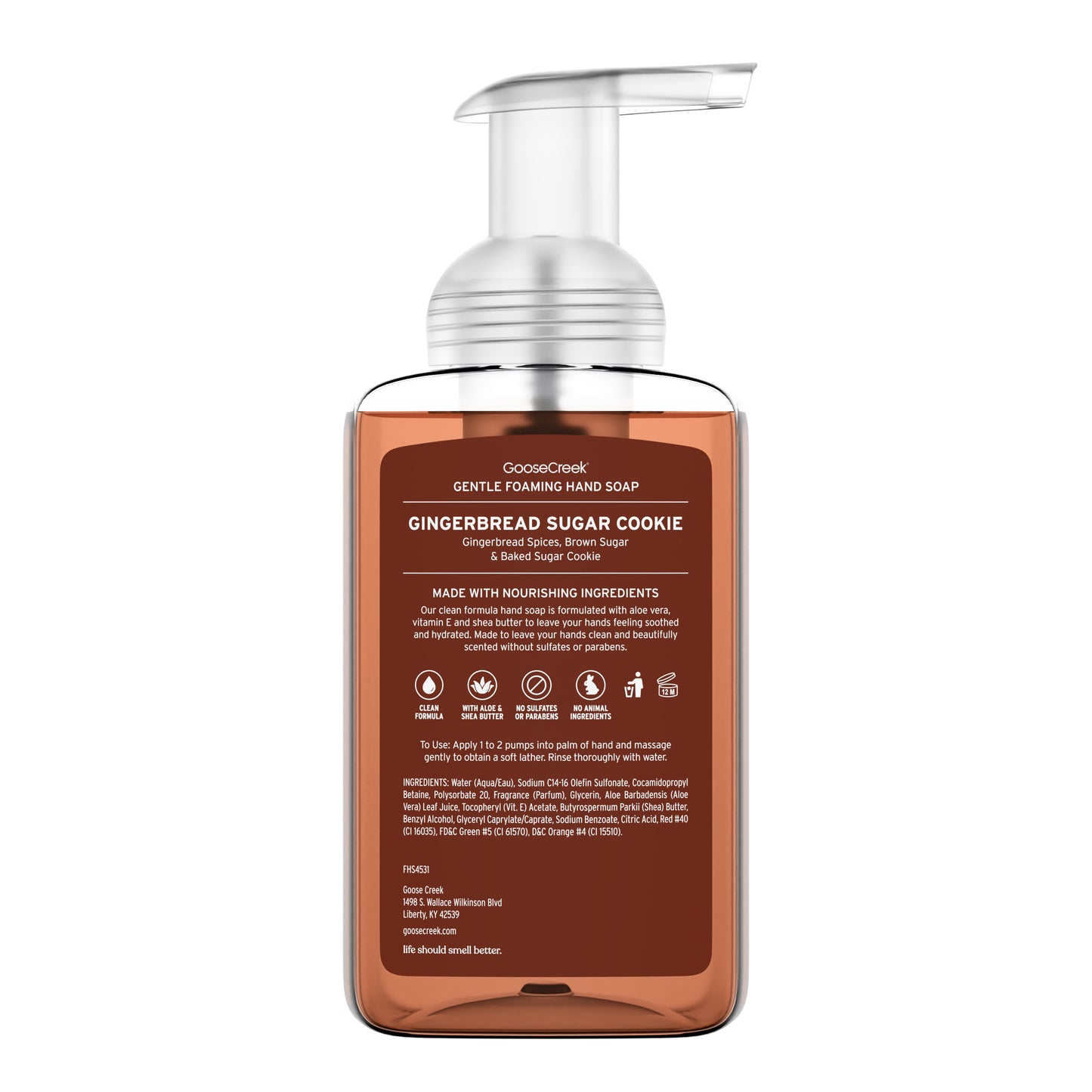 Gingerbread Sugar Cookie Lush Foaming Hand Soap