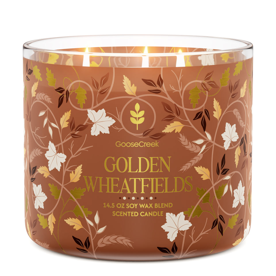 Golden Wheatfields 3-Wick Candle