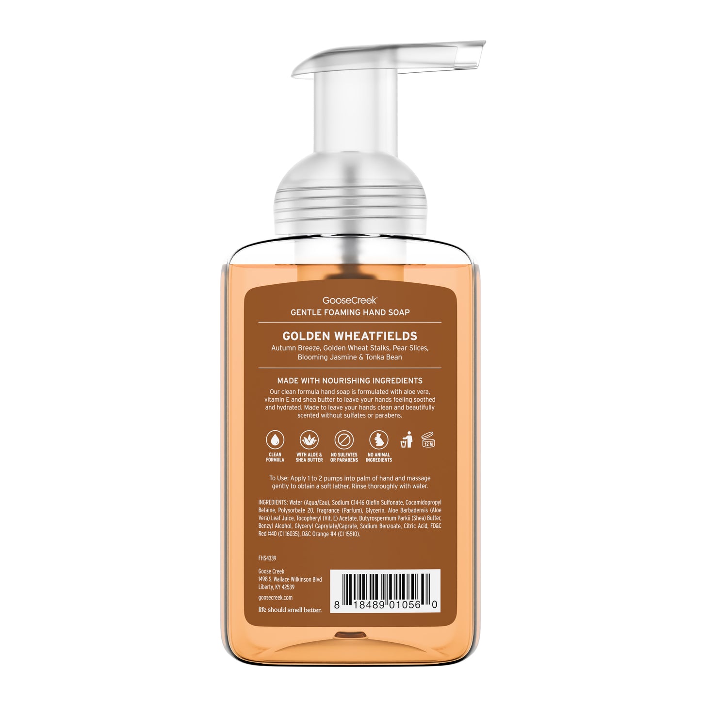 Golden Wheatfields Lush Foaming Hand Soap