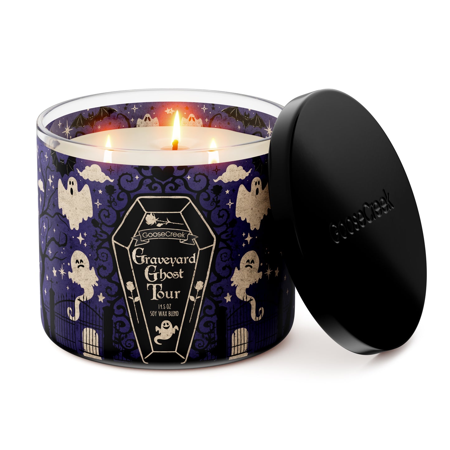 Graveyard Ghost Tour 3-Wick Candle