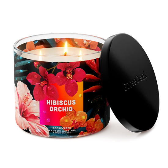 Hibiscus Orchid Large 3-Wick Candle – Goose Creek Candle