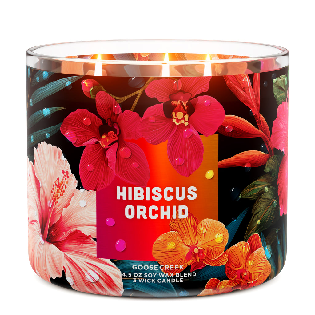 Hibiscus Orchid Large 3-Wick Candle – Goose Creek Candle
