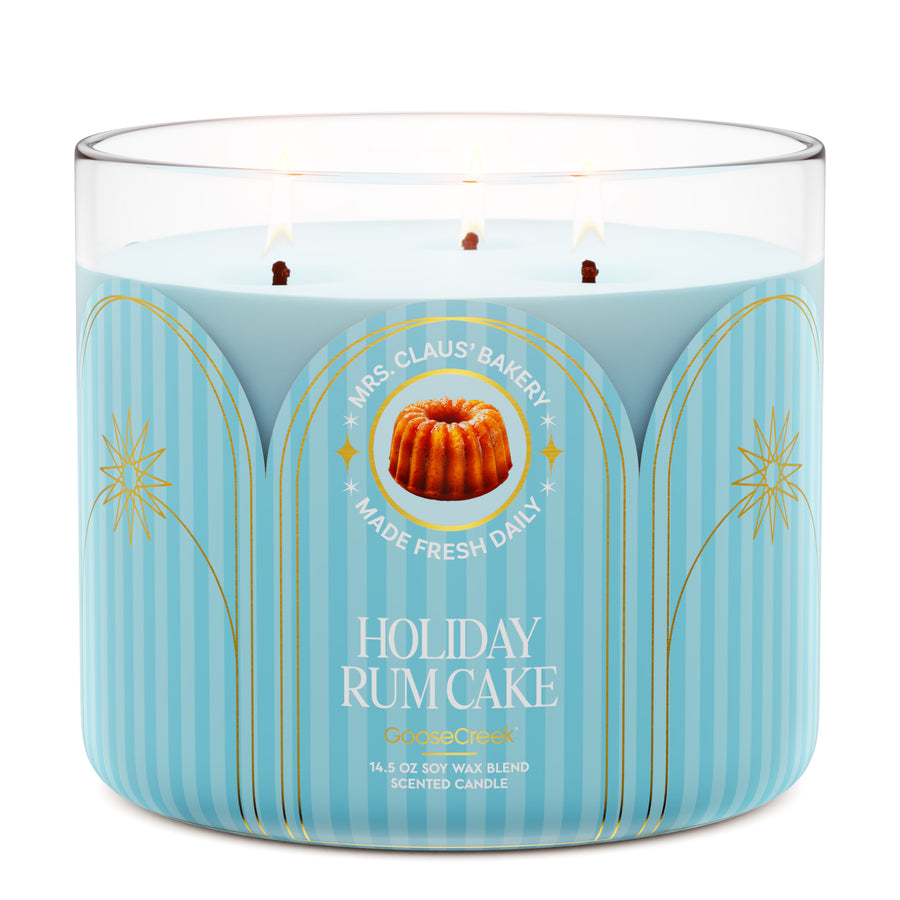 Holiday Rum Cake 3-Wick Candle