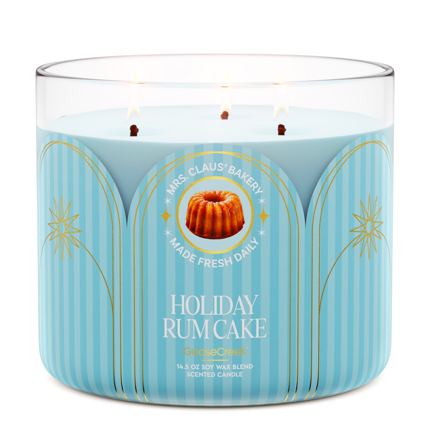 Holiday Rum Cake 3-Wick Candle