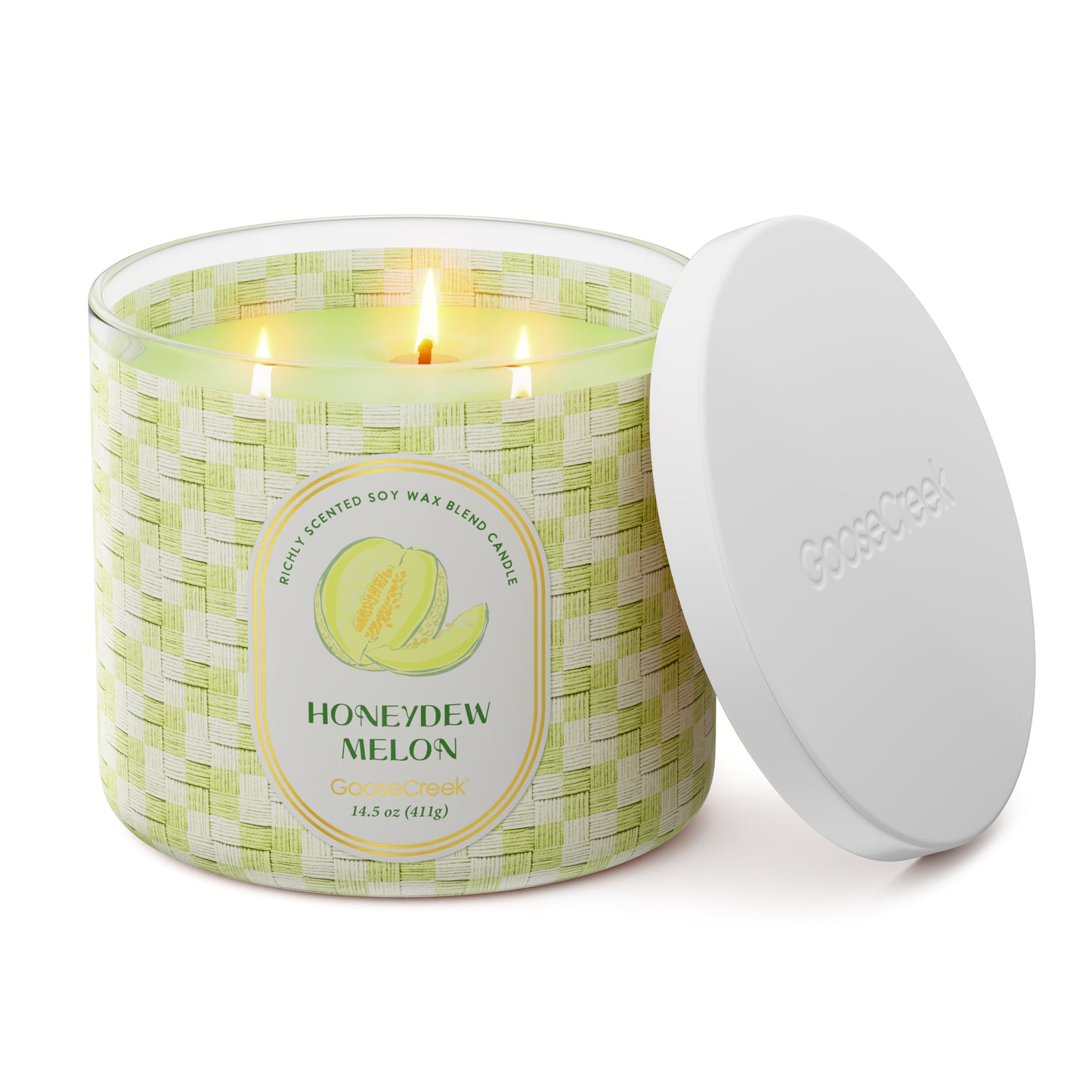 Honeydew Melon 3-Wick Candle