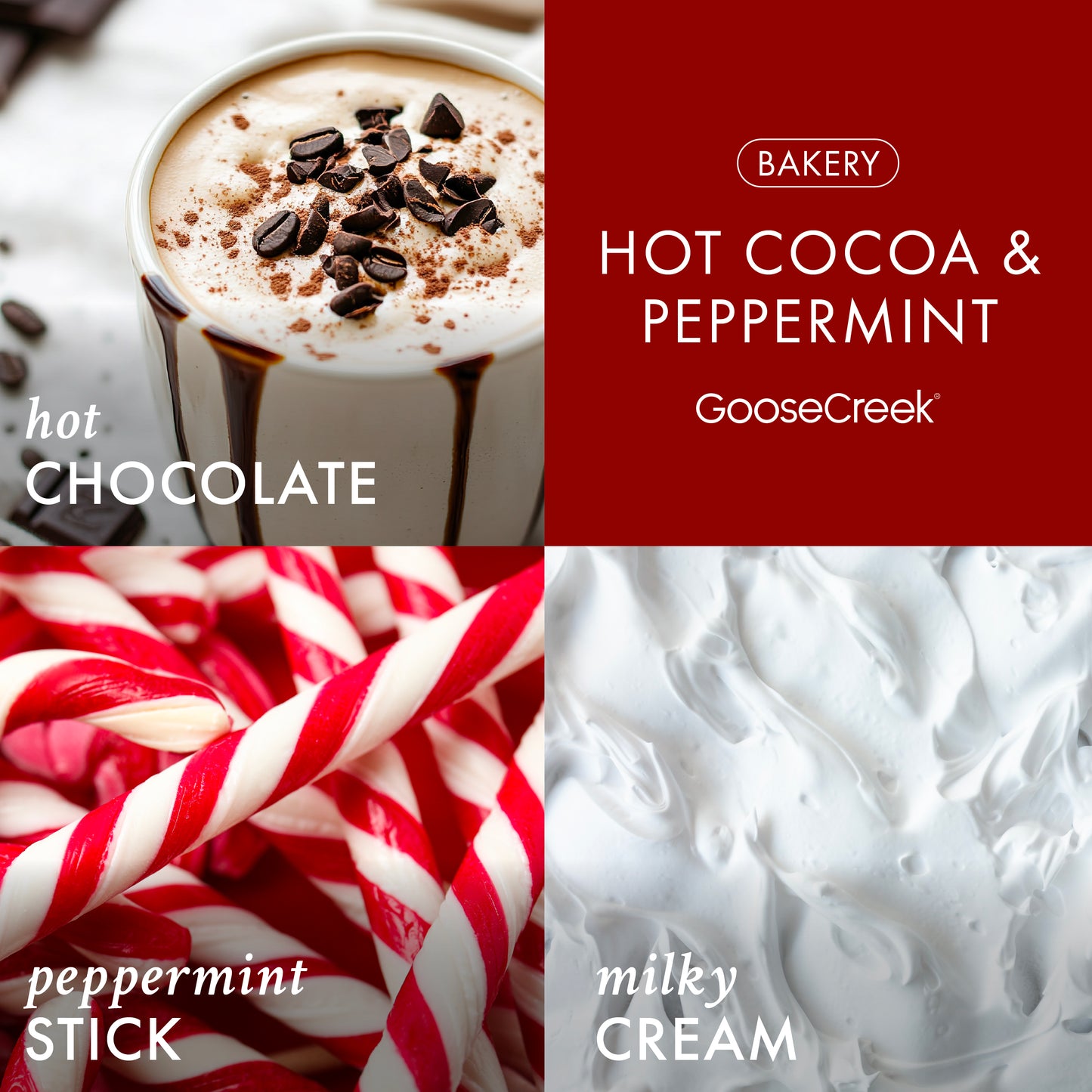 Hot Cocoa & Peppermint 3-Wick Candle