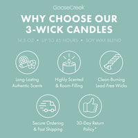 Island Cotton 3-Wick Candle