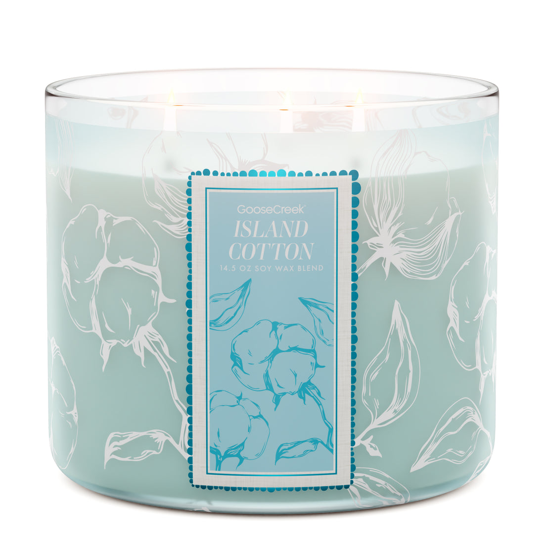 Island Cotton 3-Wick Candle