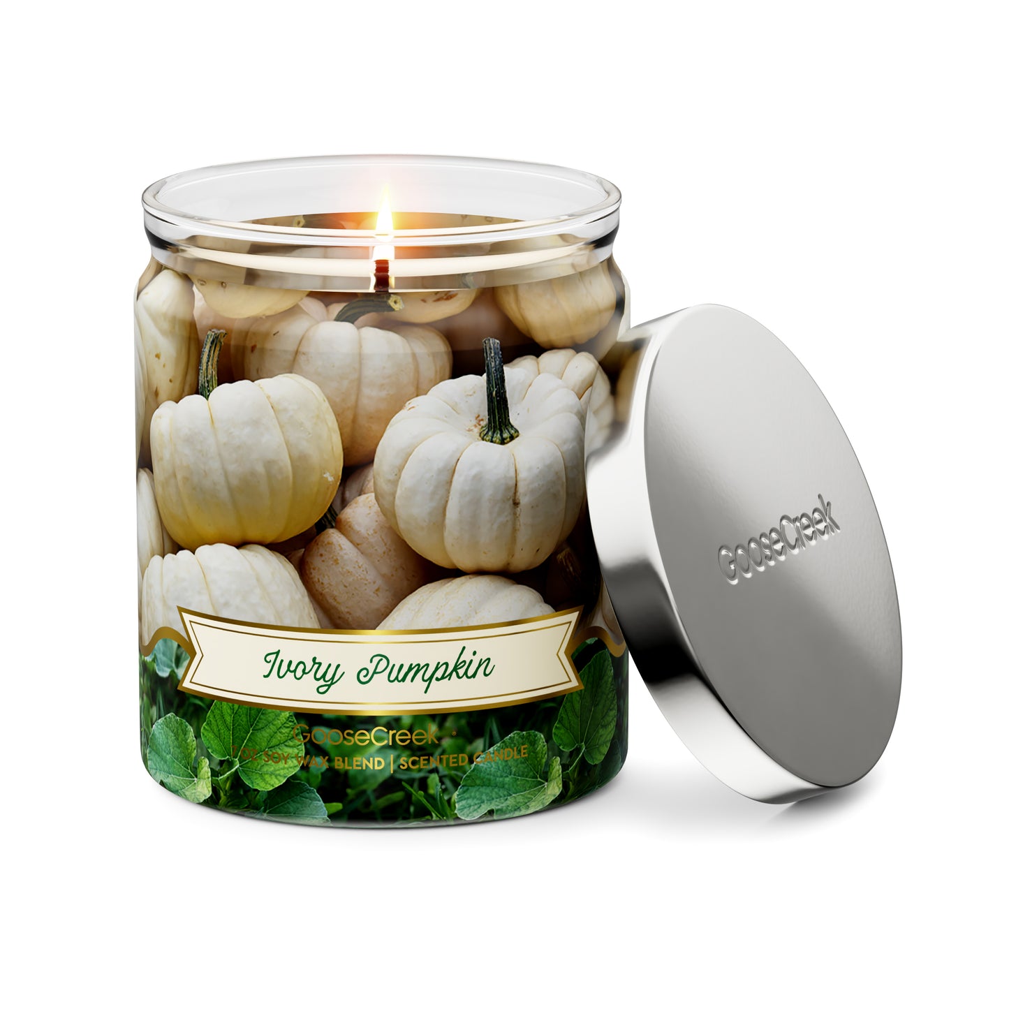 Ivory Pumpkin 7oz Single Wick Candle