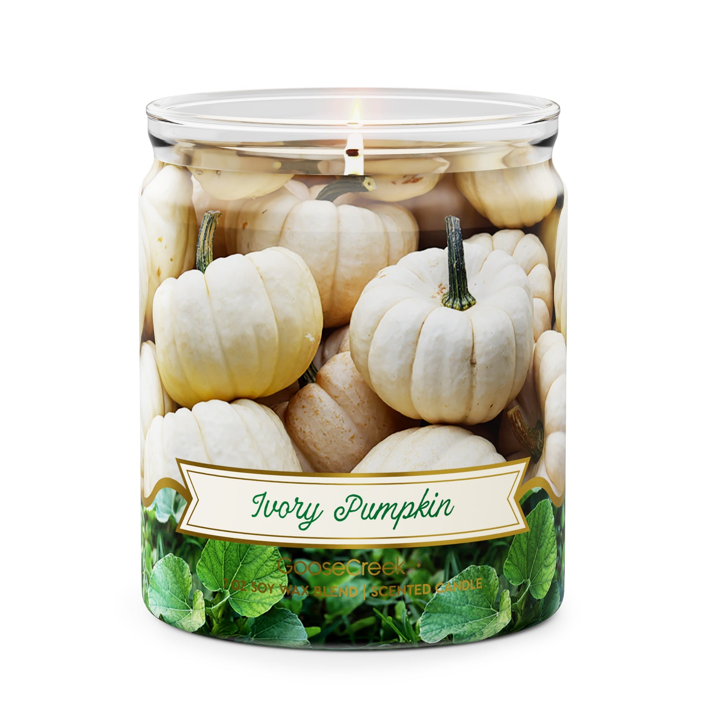 Ivory Pumpkin 7oz Single Wick Candle