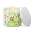 Load image into Gallery viewer, Keroppi Hello Kitty 3-Wick Candle
