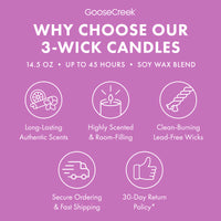 Lavender Snowfall 3-Wick Candle