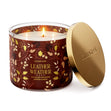 Load image into Gallery viewer, Leather Weather 3-Wick Candle
