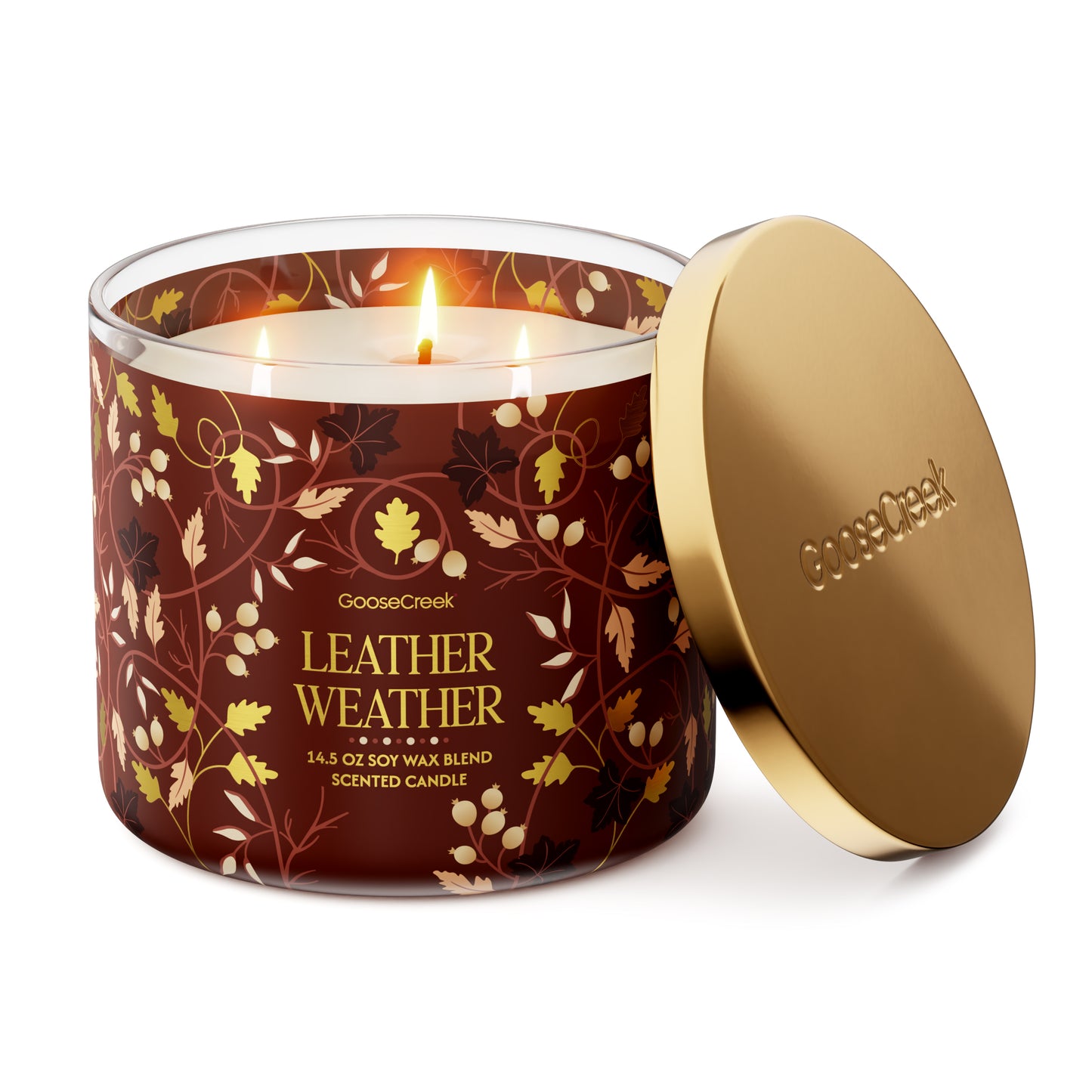 Leather Weather 3-Wick Candle