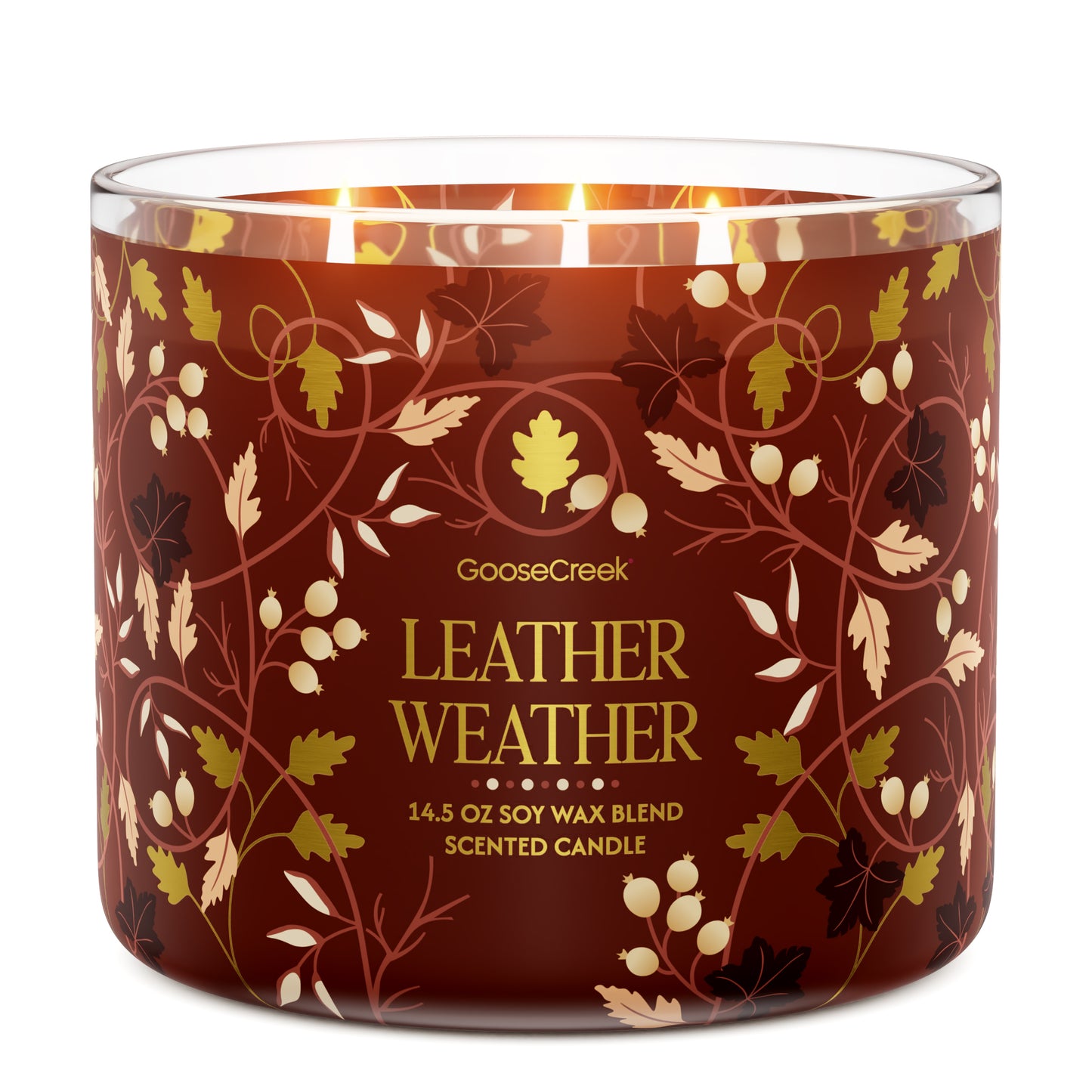 Leather Weather 3-Wick Candle