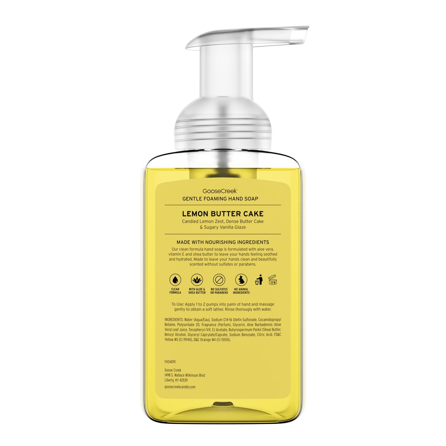 Lemon Butter Cake Lush Foaming Hand Soap