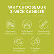 Load image into Gallery viewer, Lemongrass &amp;amp; Sage Aromatherapy 3-Wick Candle
