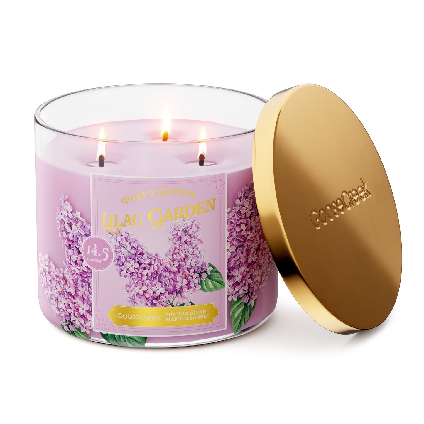 Lilac Garden 3-Wick Candle