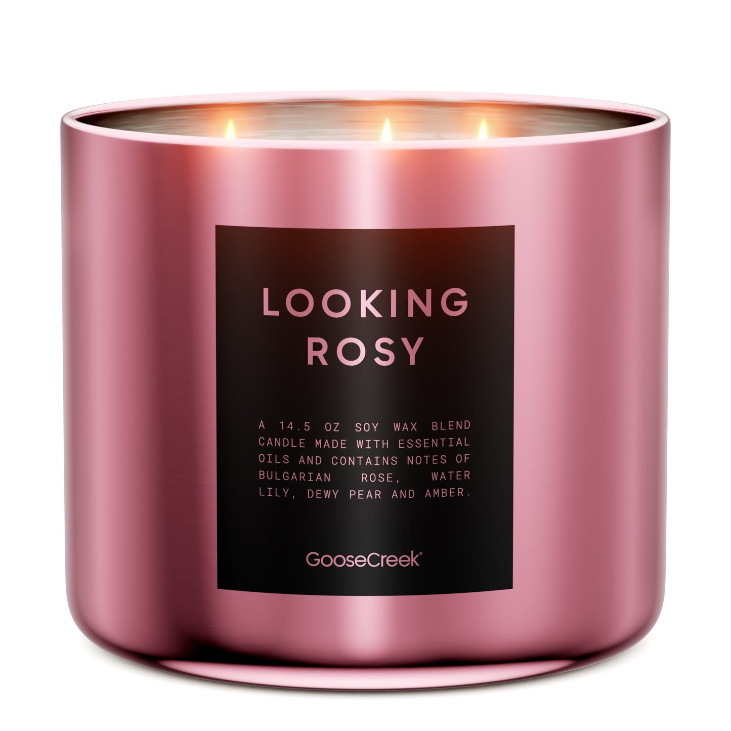 Looking Rosy 3-Wick Candle