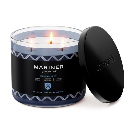 Mariner 3-Wick Candle - Masculine Fragrance for Ambiance and Fun