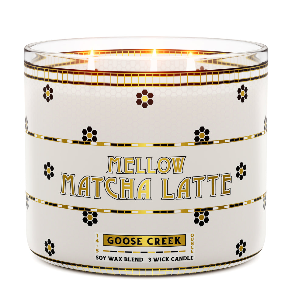 Mellow Matcha Latte 3-Wick Candle