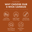 Load image into Gallery viewer, Midnight Suede 3-Wick Candle
