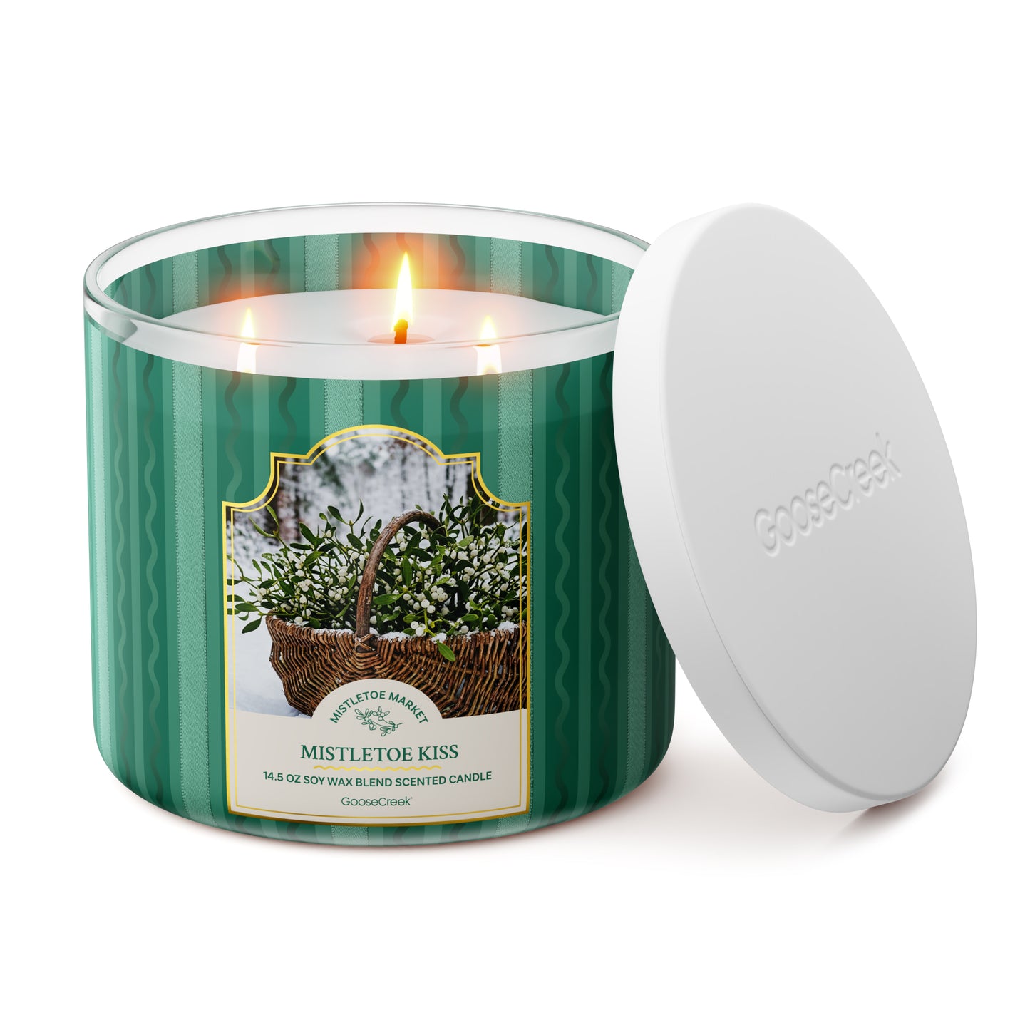 Mistletoe Kiss 3-Wick Candle