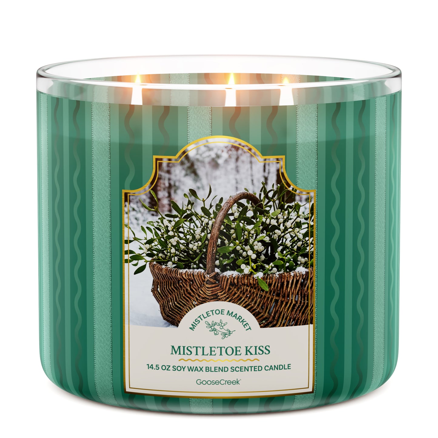 Mistletoe Kiss 3-Wick Candle