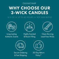 Misty Cottage Mornings 3-Wick Candle
