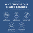 Load image into Gallery viewer, Mountainside Lake 3-Wick Candle
