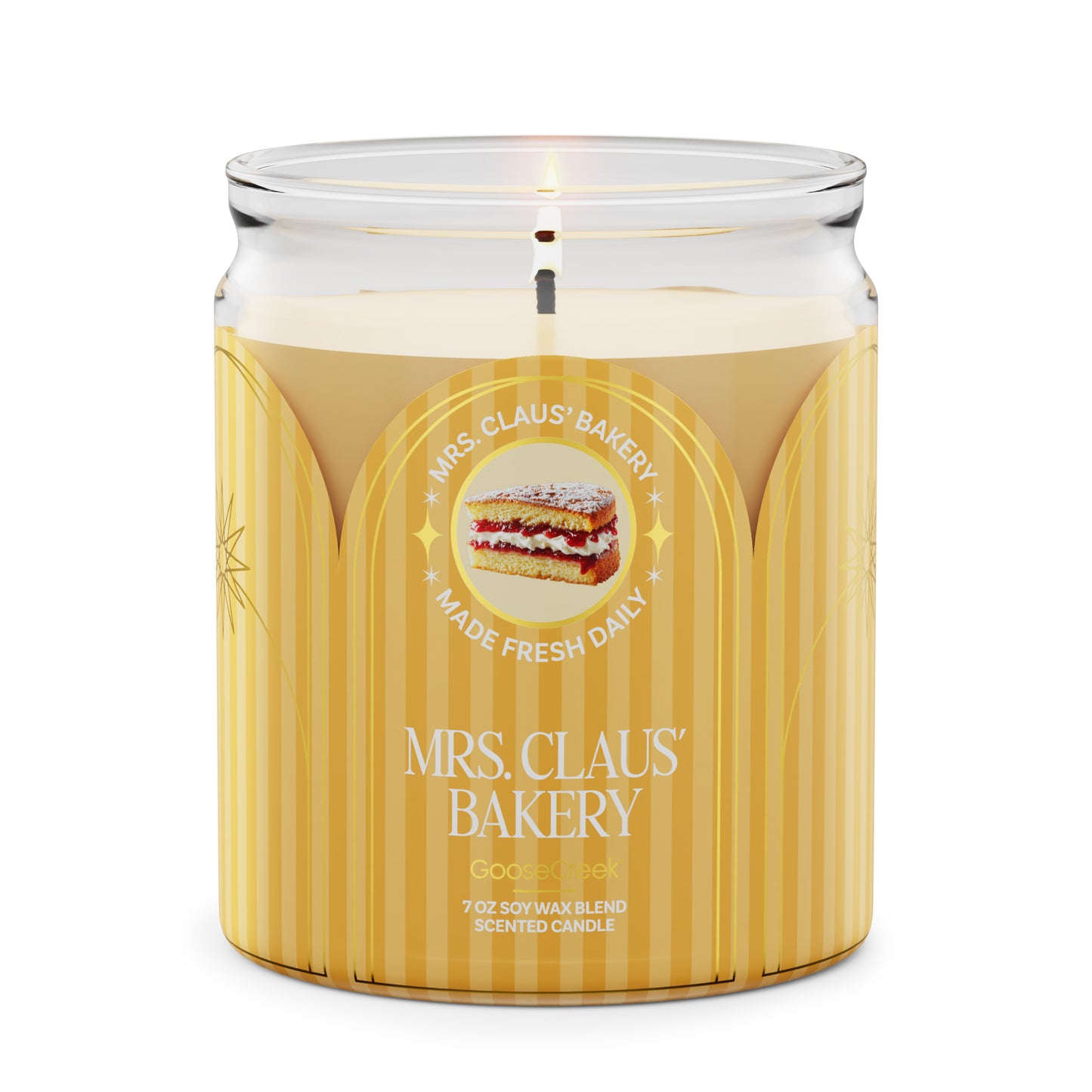 Mrs. Claus' Bakery 7oz Single Wick Candle