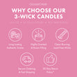 Load image into Gallery viewer, My Melody Hello Kitty 3-Wick Candle
