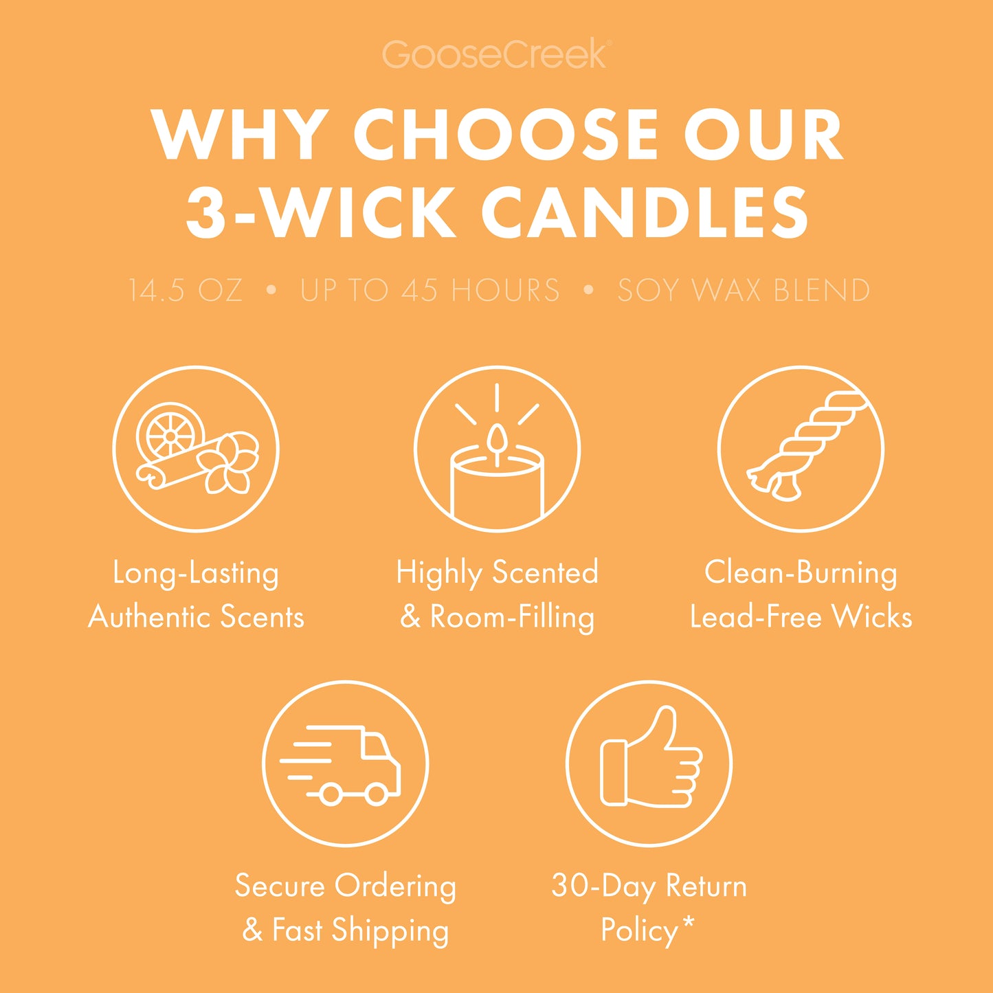 Orange Cream Cake 3-Wick Candle