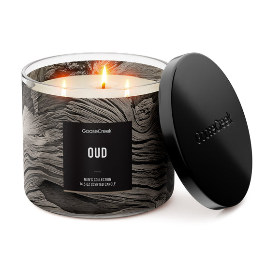 Oud Large 3-Wick Candle - Winter Forest Adventure Ambiance – Goose