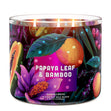 Load image into Gallery viewer, Papaya Leaf &amp;amp; Bamboo 3-Wick Candle
